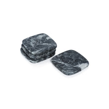 Load image into Gallery viewer, Nero Matte Marble Coasters
