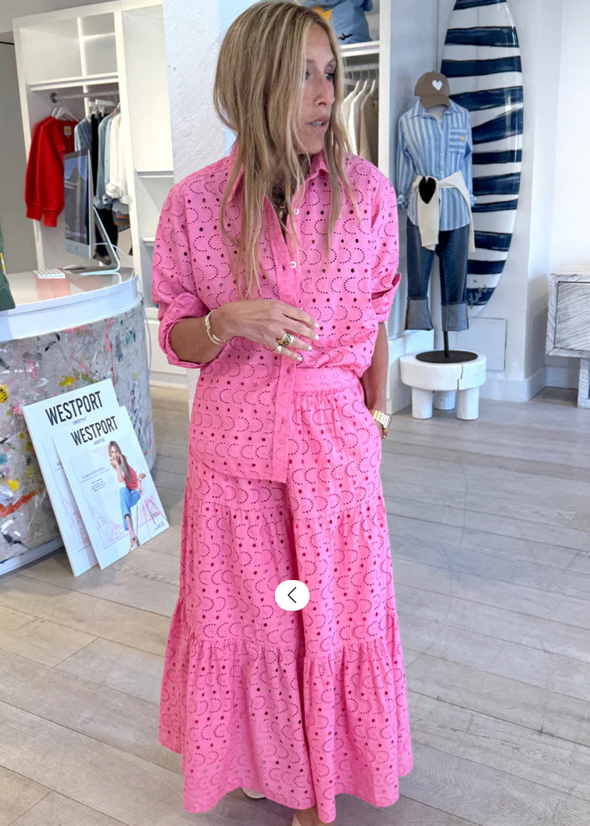 Pia Eyelet Shirt