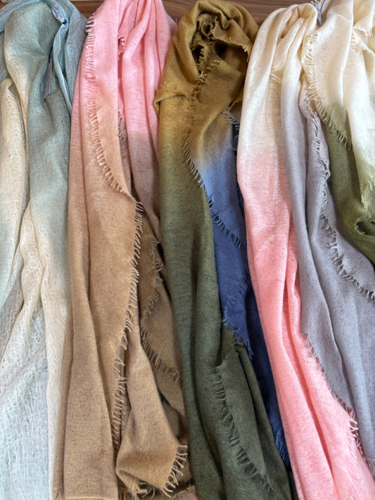 Textured Cashmere Scarf