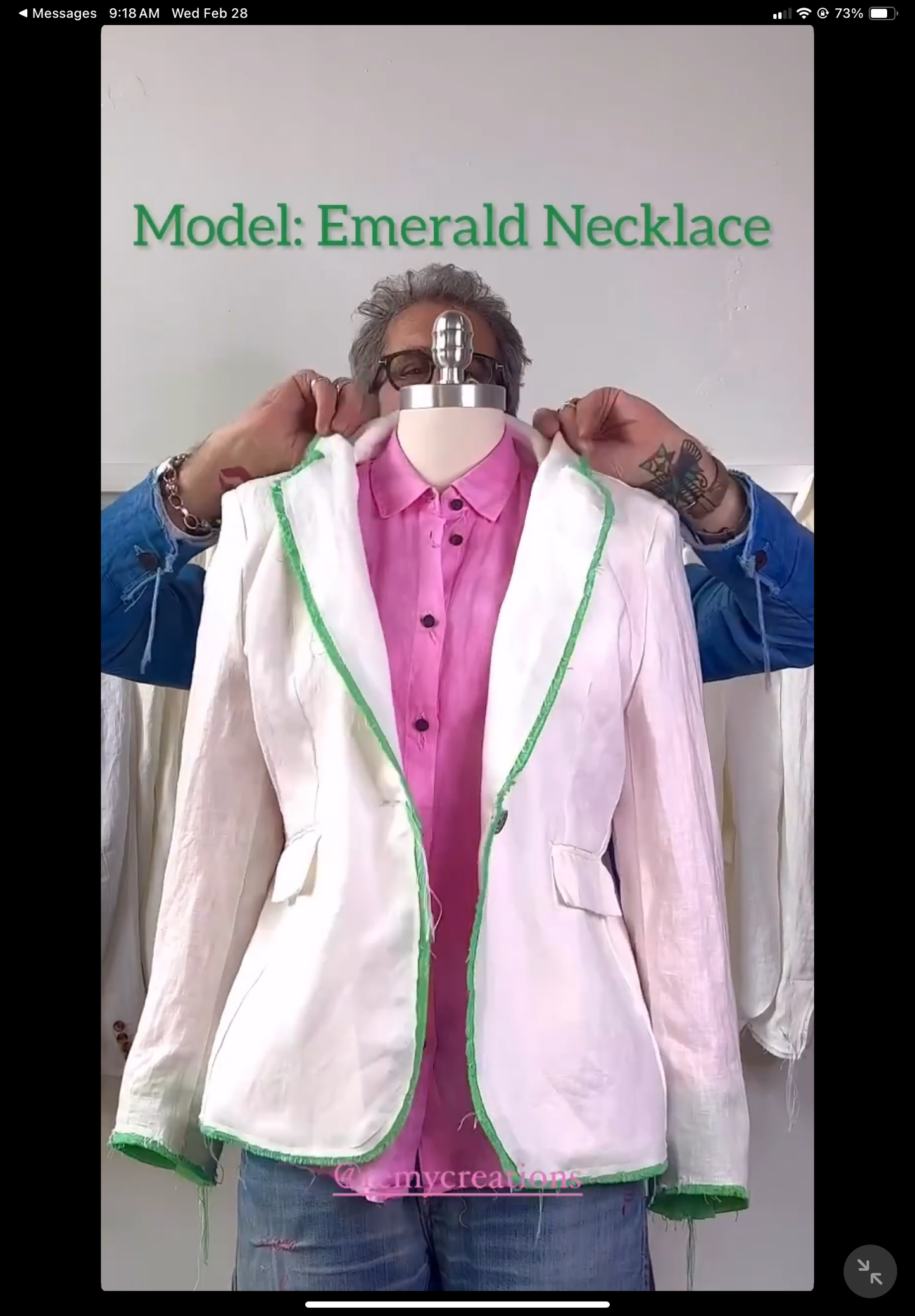 White One of a Kind Blazer