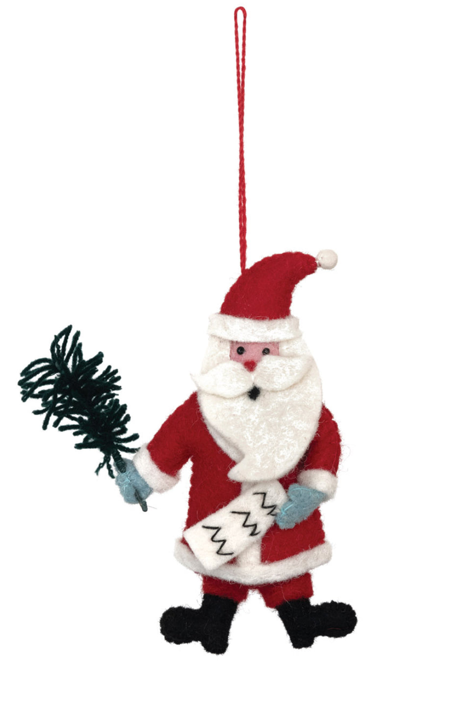 Felt Santa Ornament