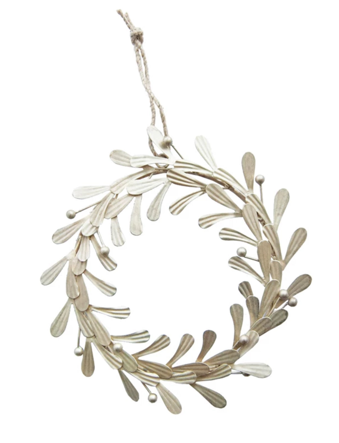 Wreath Metal Leaves and Berries