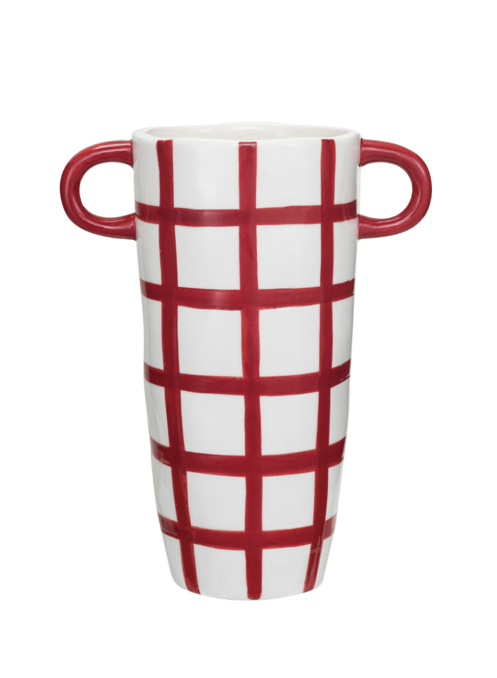 Hand painted Stoneware Container