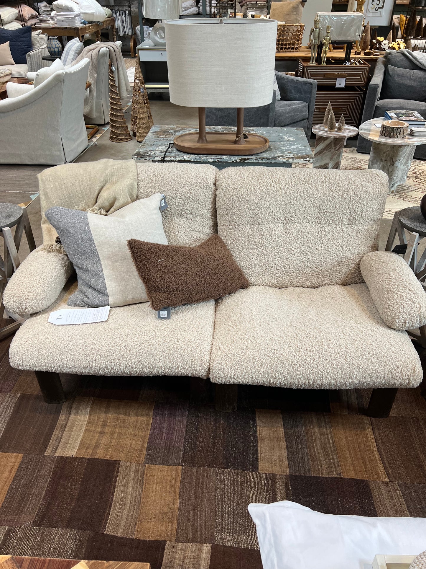 Post Modern Danish Boucle Chair