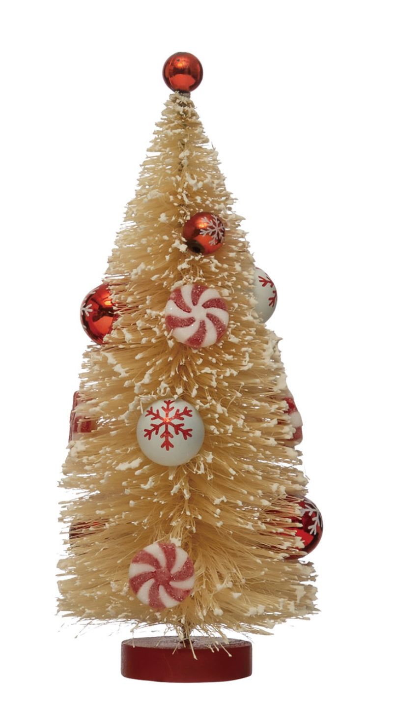 Sisal Bottle Brush Christmas Trees