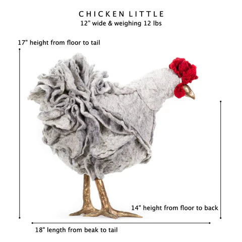 Little Darcy Chicken Footstool