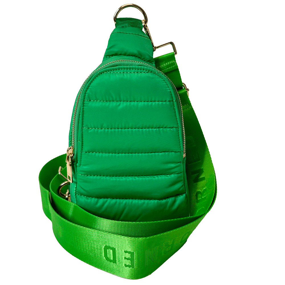 Quilted Puffer Sling Bag