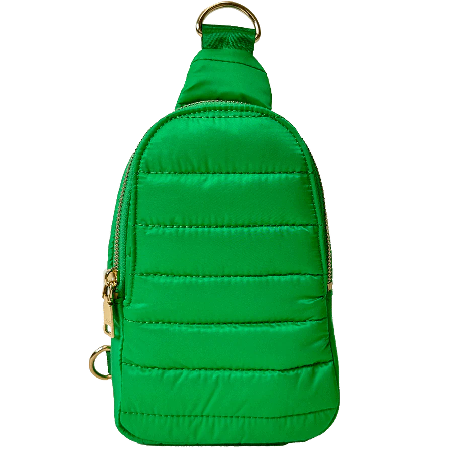 Quilted Puffer Sling Bag