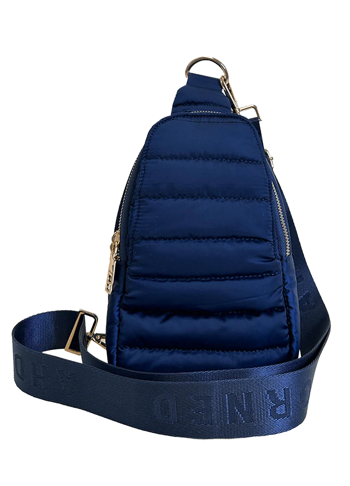 Quilted Puffer Sling Bag