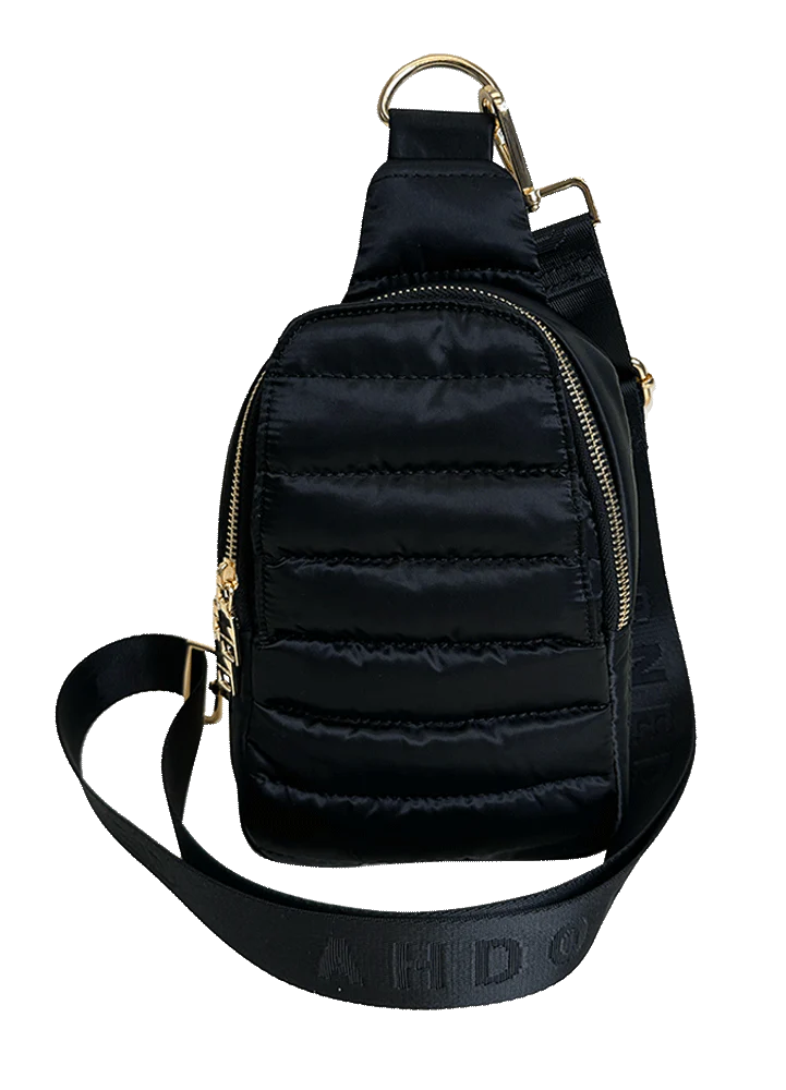 Quilted Puffer Sling Bag