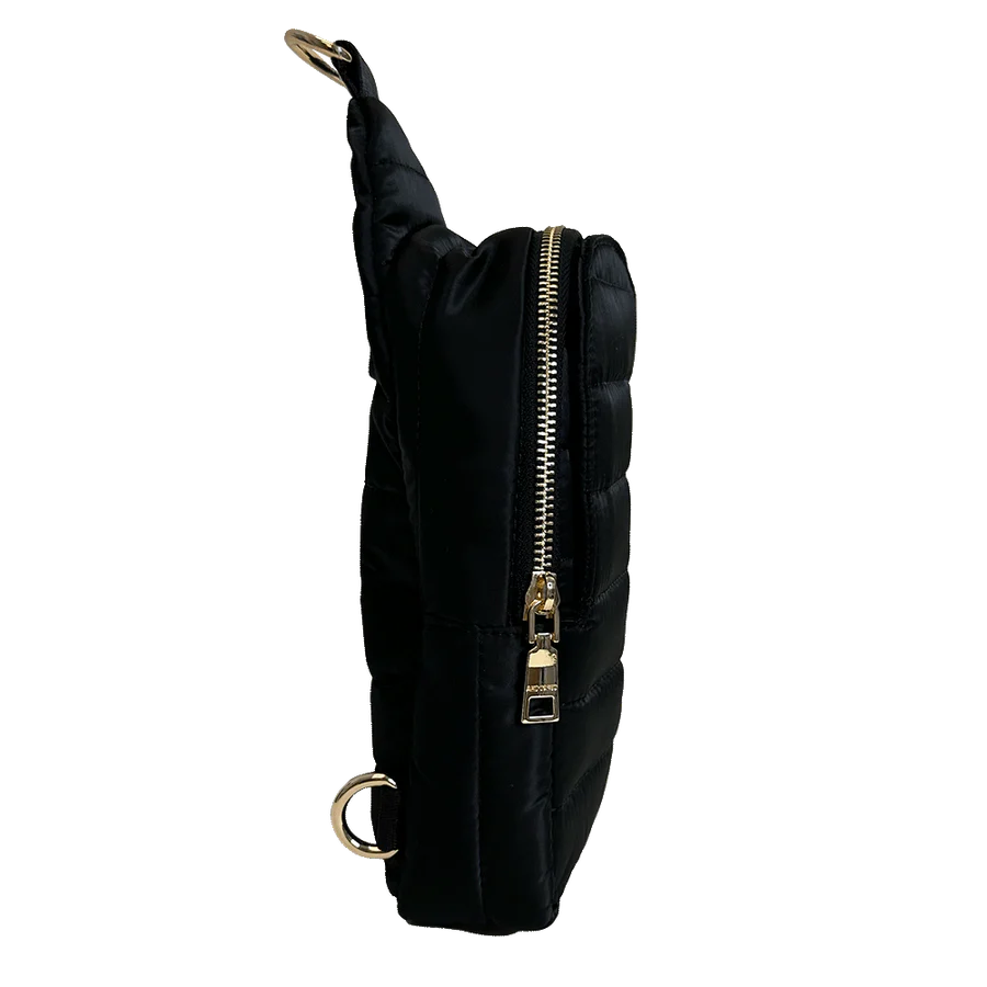 Quilted Puffer Sling Bag