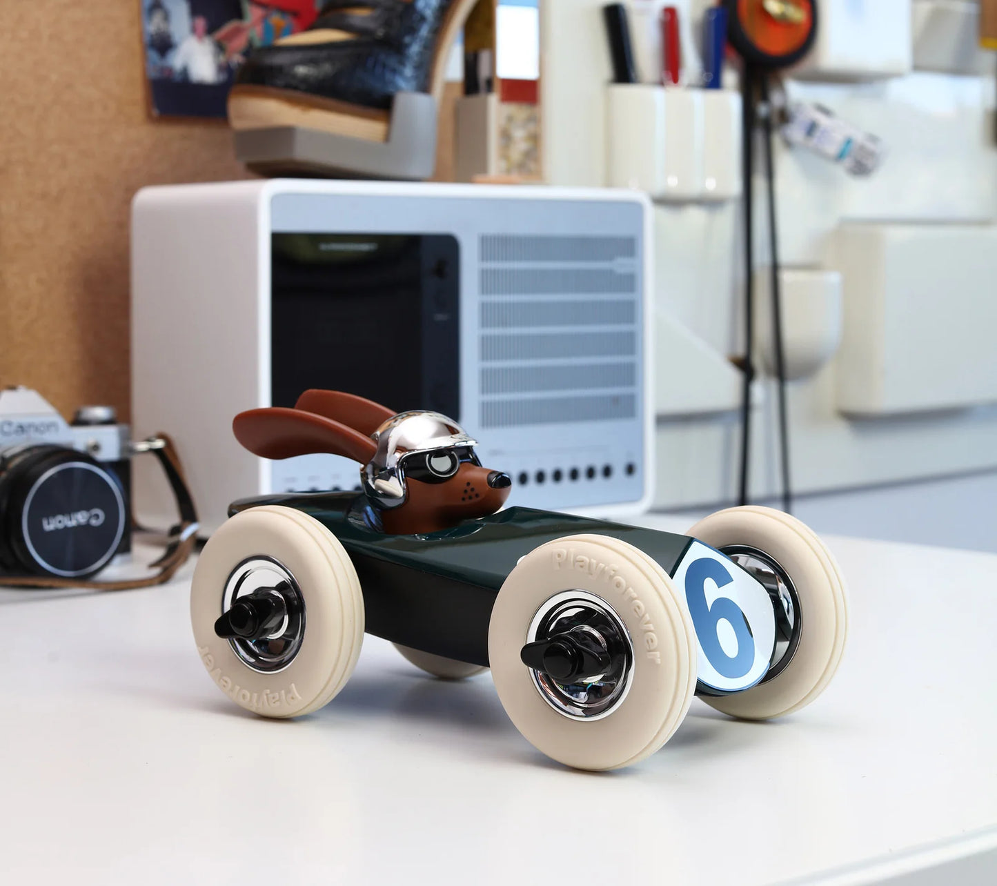 Rufus Green Toy Car