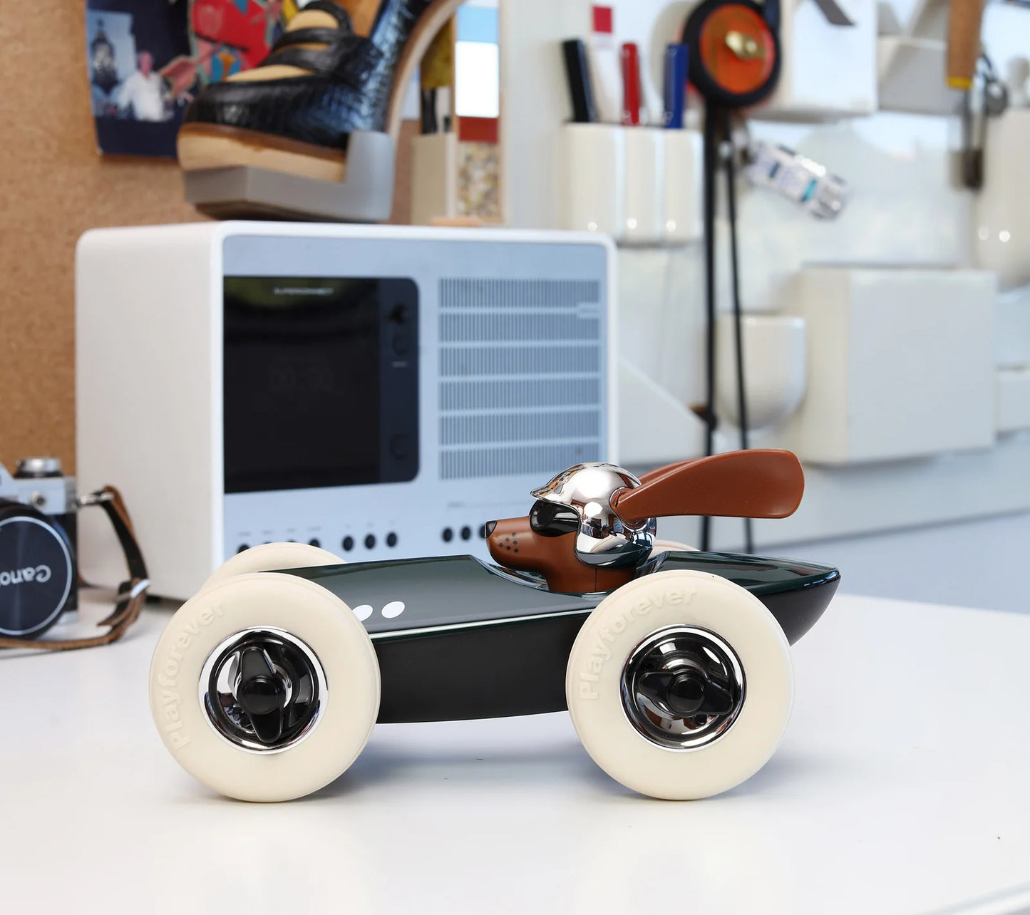 Rufus Green Toy Car