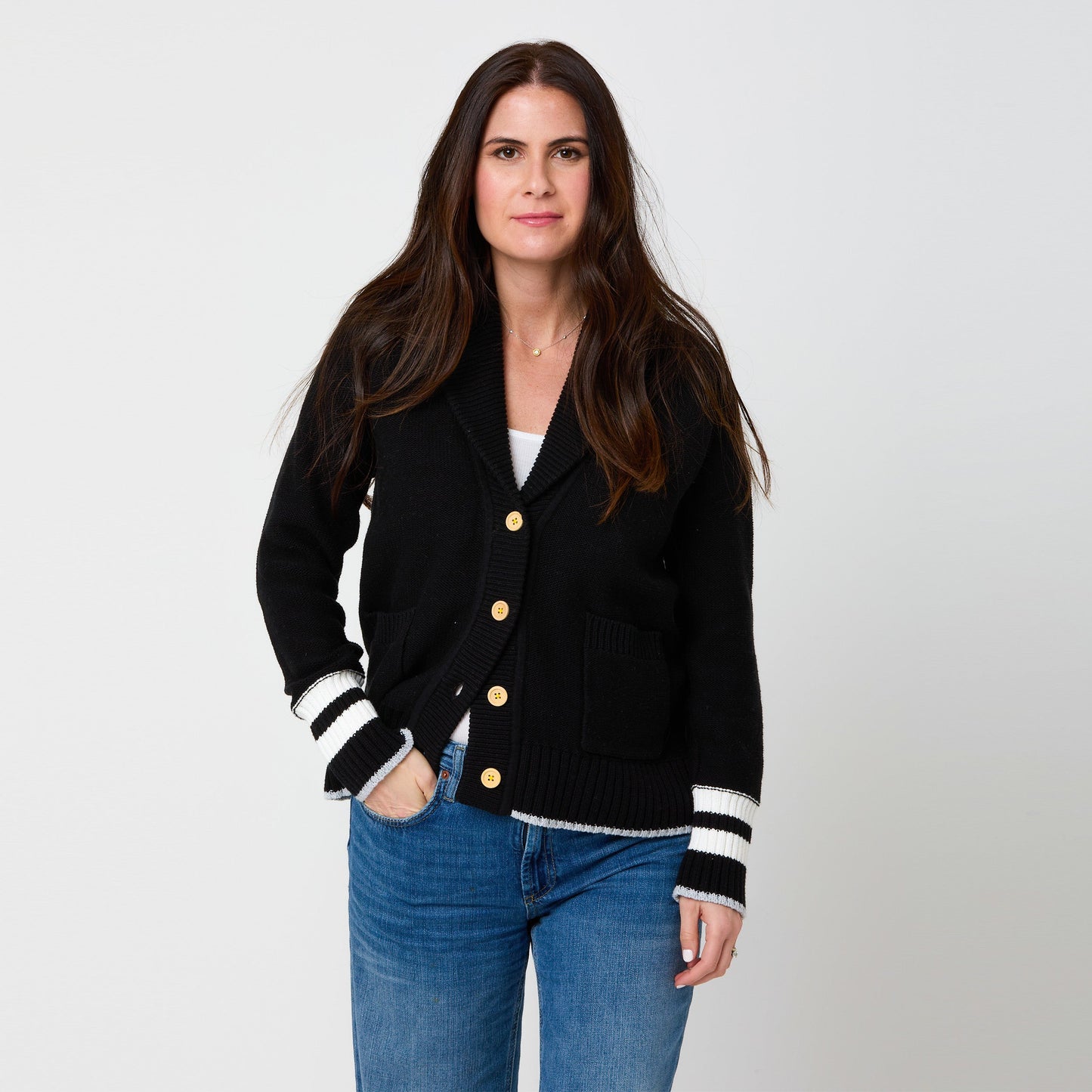 Shawl Drippy Heart Cardigan