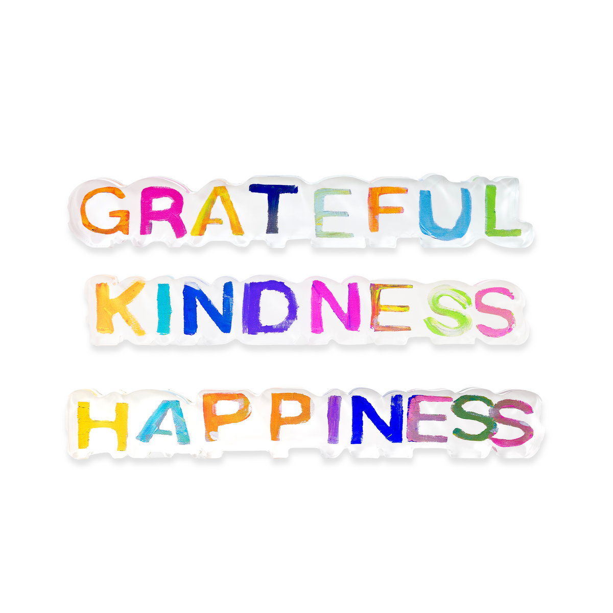 Grateful, Kindness and Happiness Rocks of Love