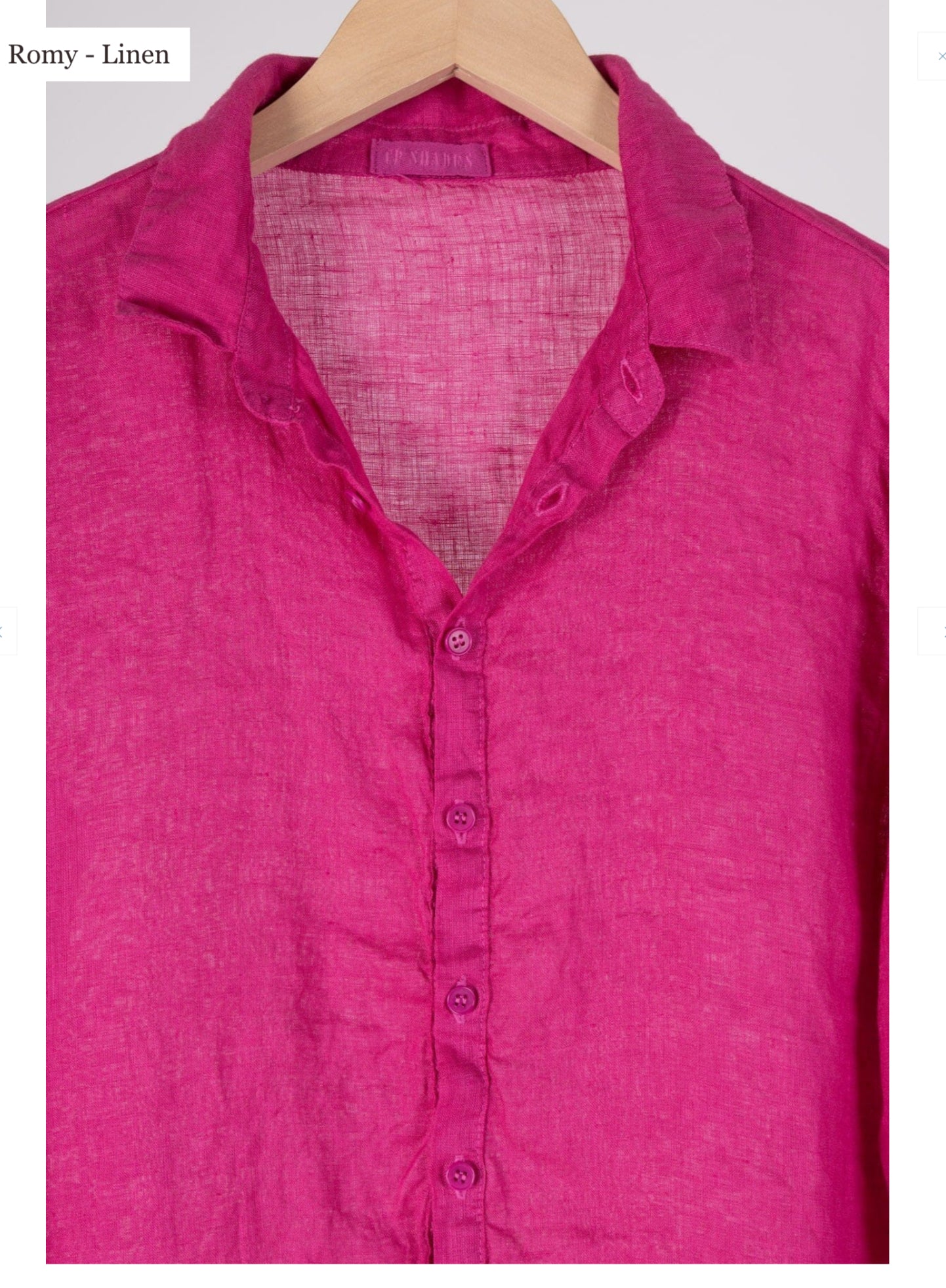 Romy Linen Button up Shirt