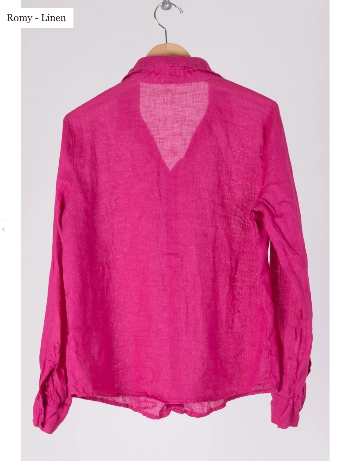 Romy Linen Button up Shirt