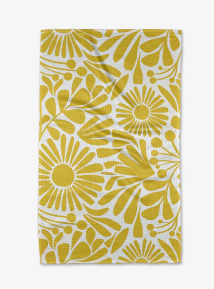 Sunlit Blooms Tea Towel