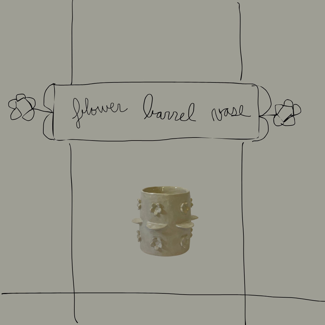 Flower Barrel Vase