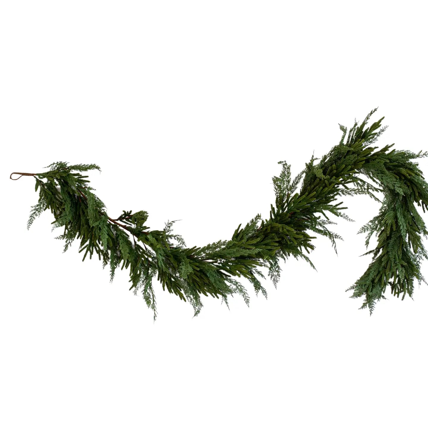 Norfolk & Cypress Mix Real Touch Faux Christmas Garland 9ft