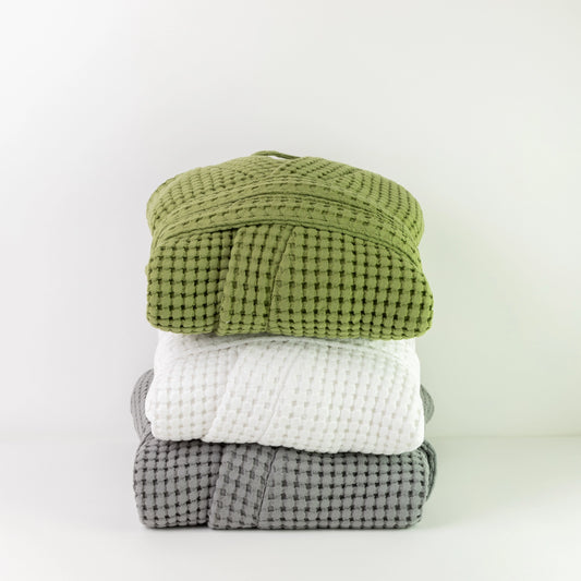 Turkish Cotton Waffle Robe
