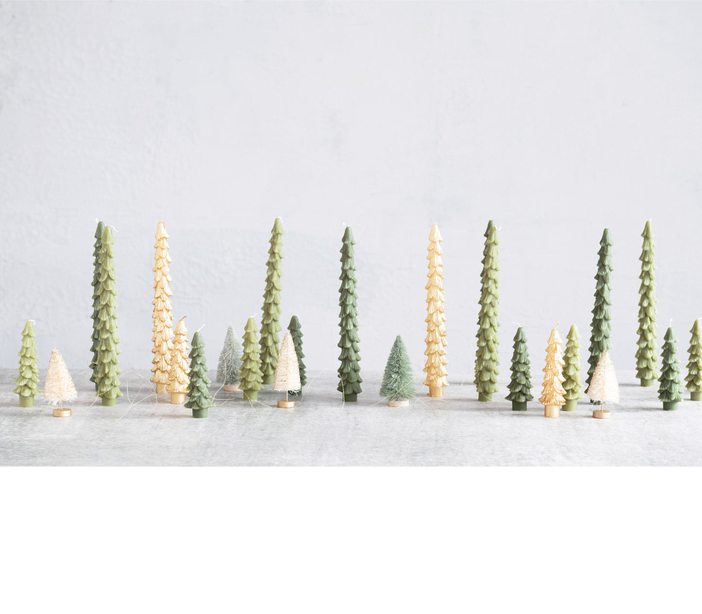 Tree Shaped Taper Candles