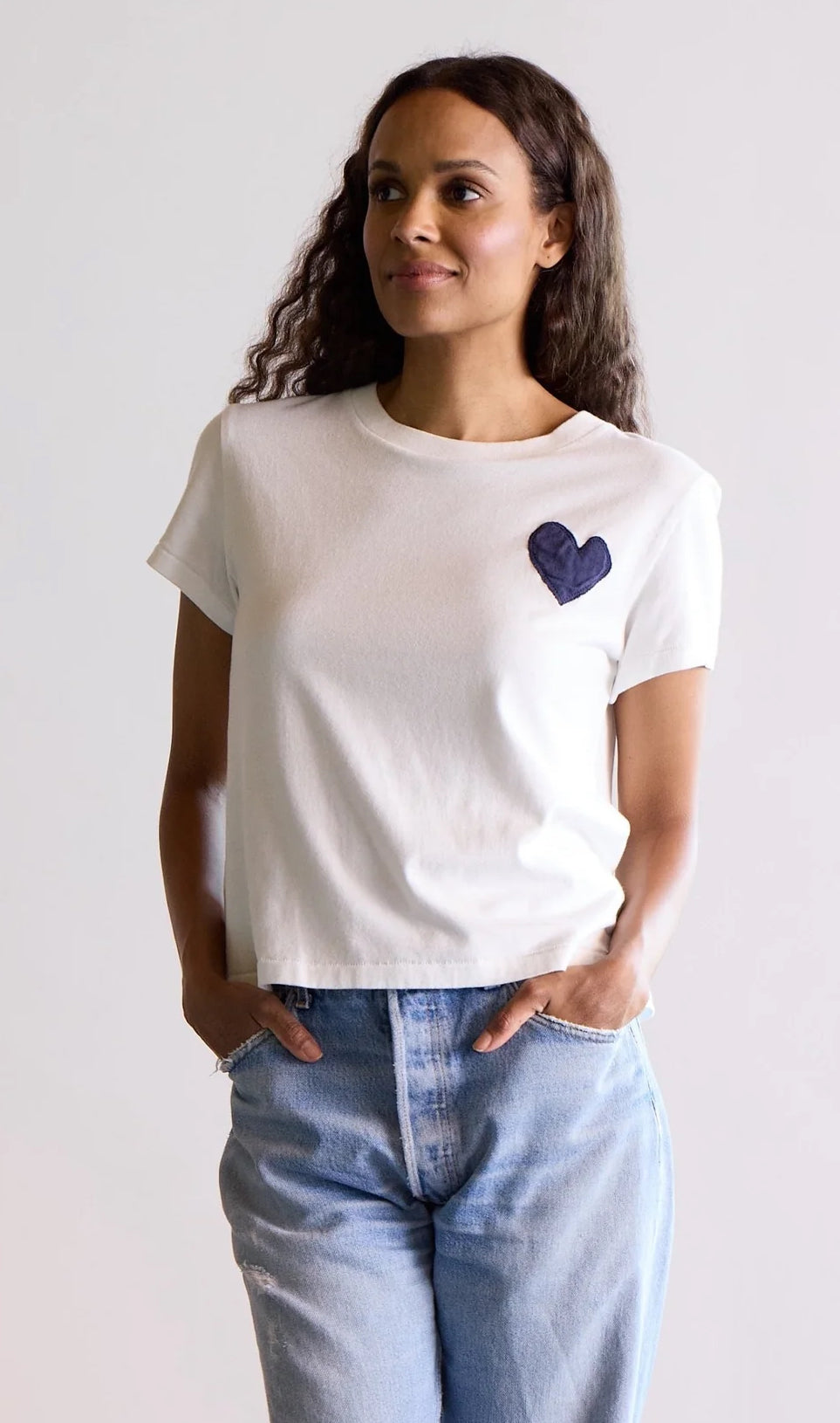 The Suke Tee Contrast Imperfect Heart