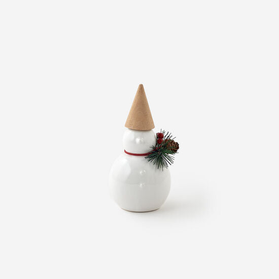 Cone Hat Snowman
