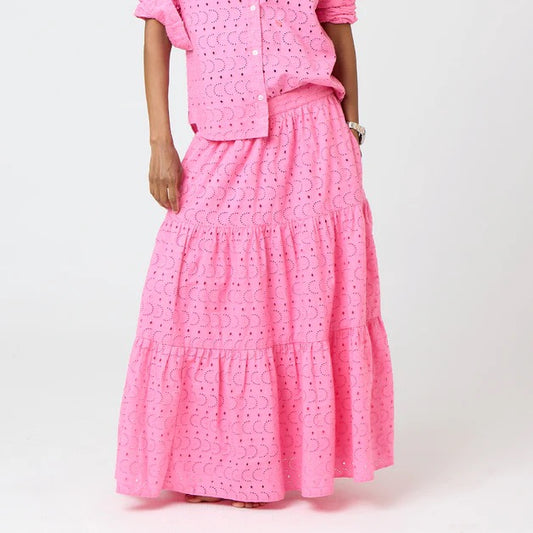 Gabrielle Eyelet Skirt