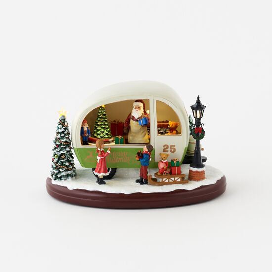 Animated Musical Trailer Scene w/Lights w/Adapter
