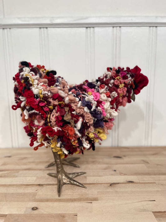 Little Dawn Chicken Footstool