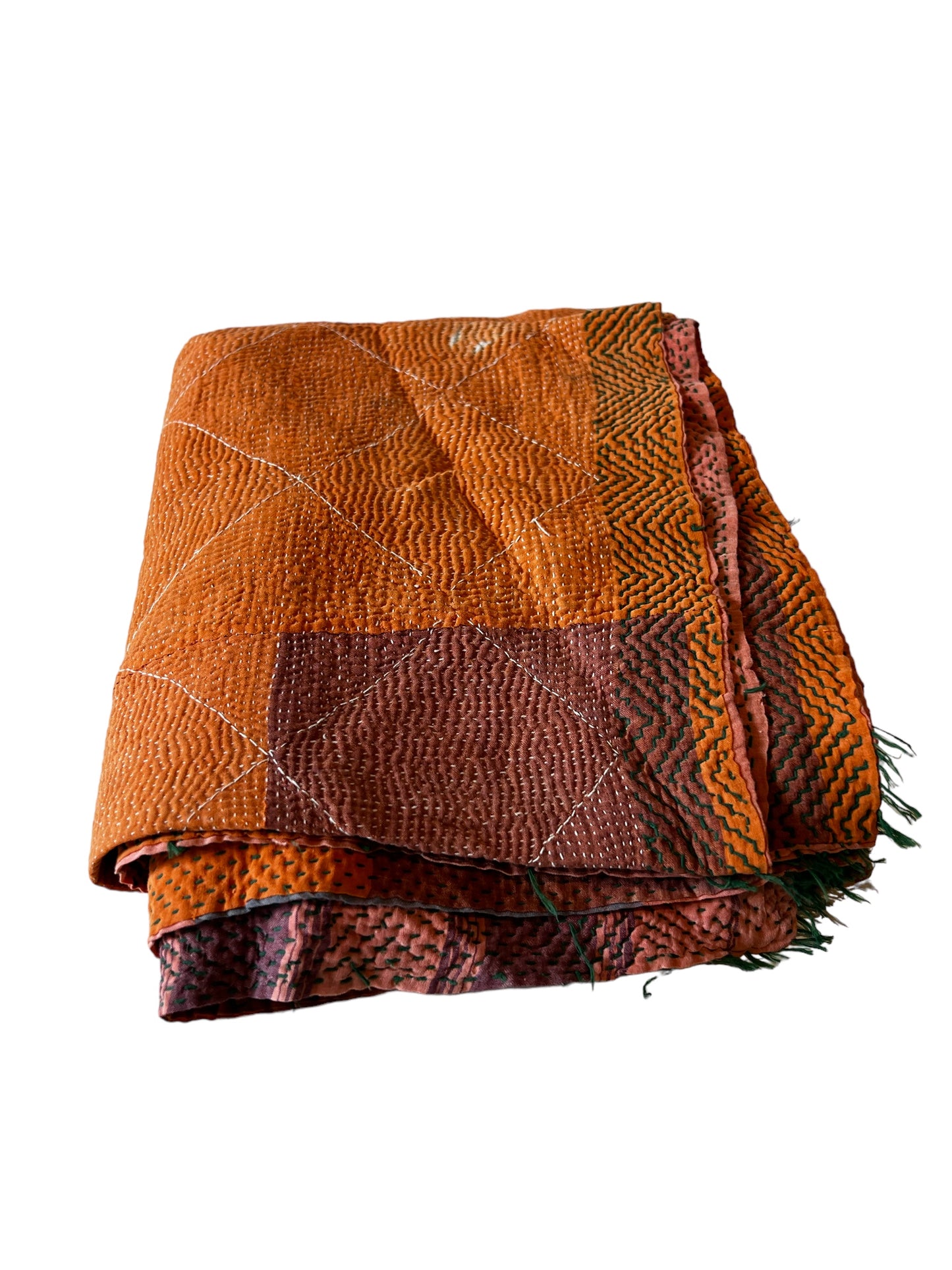 Vintage Hand Stitched Coverlet