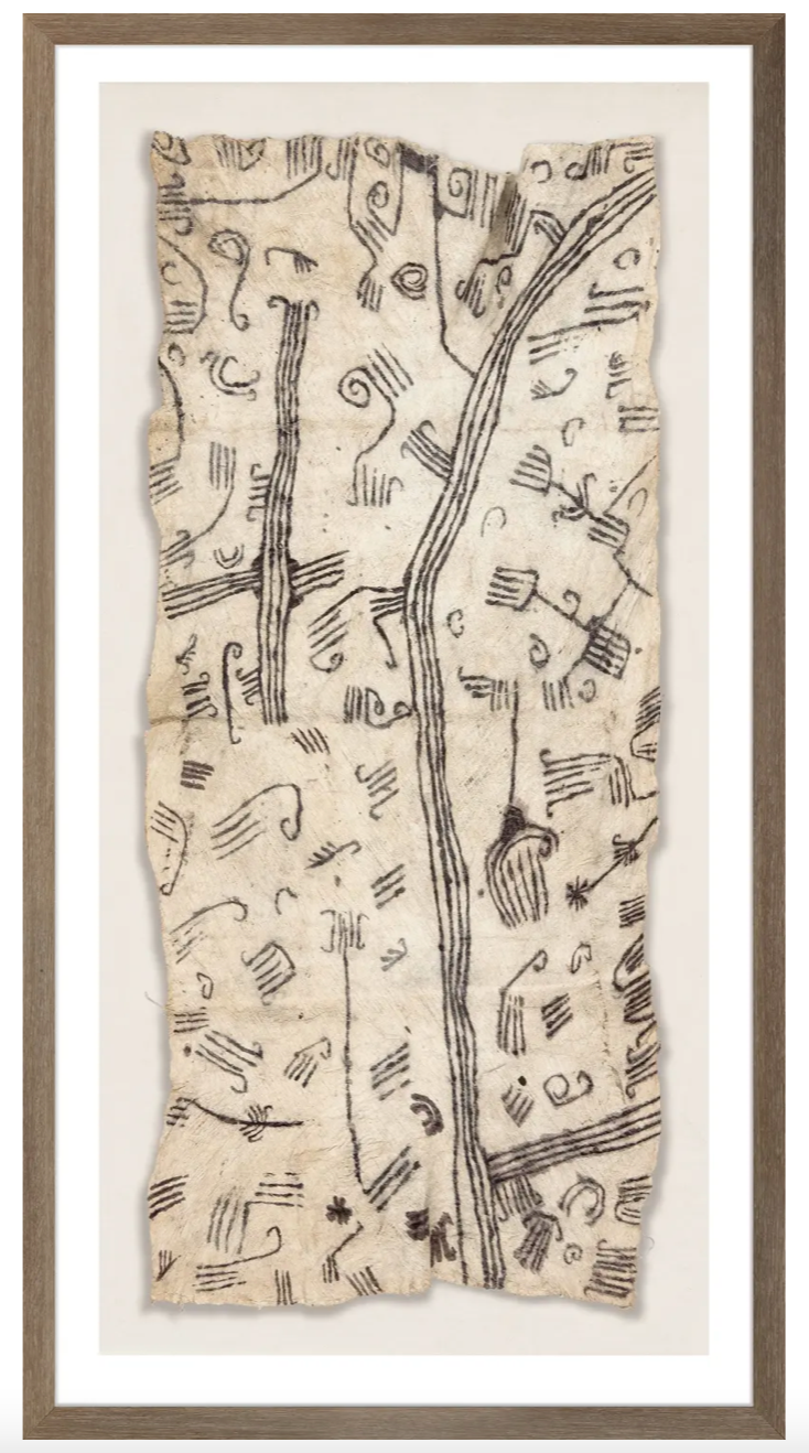 Bark Cloth Artwork