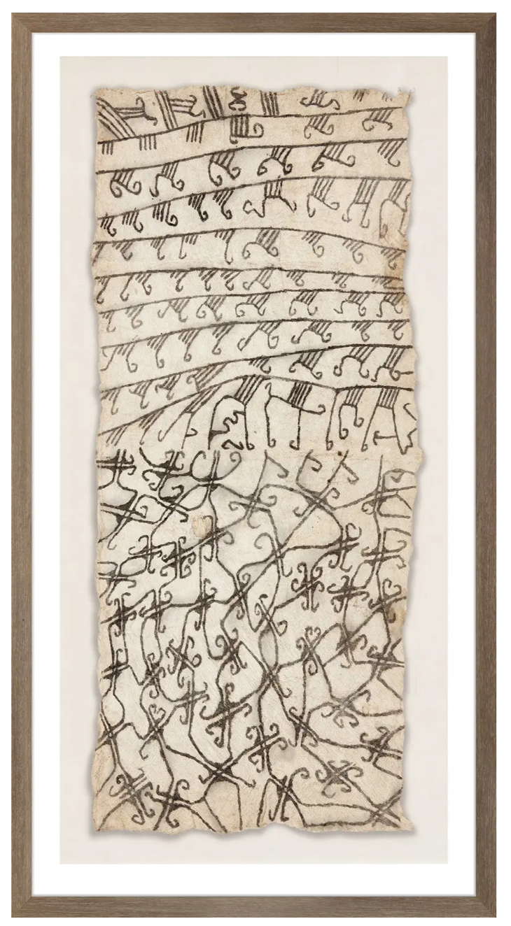 Bark Cloth Artwork