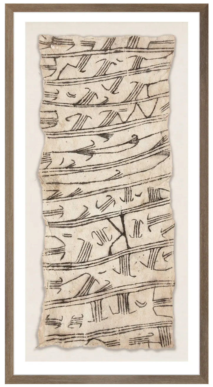 Bark Cloth Artwork