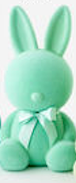 Flocked Large Sitting Bunny