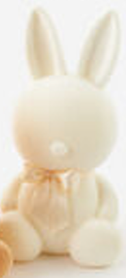 Flocked Large Sitting Bunny