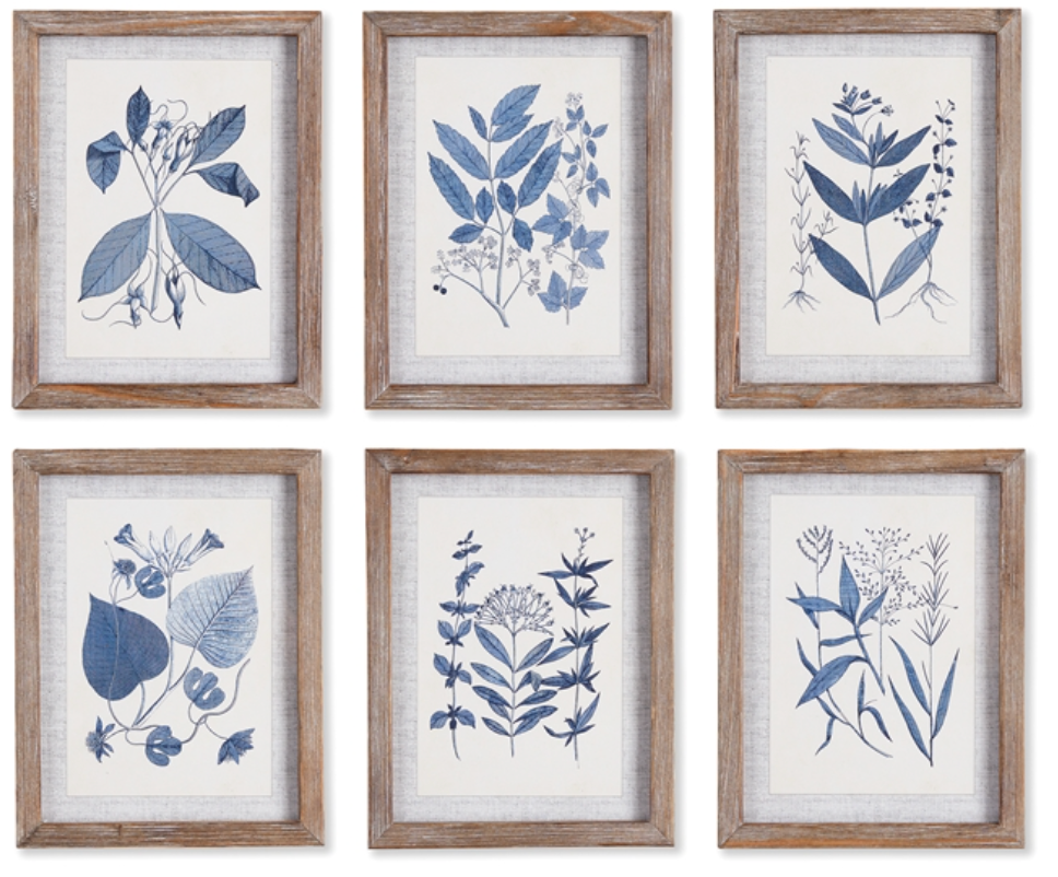 Blue Leaf Petite Prints