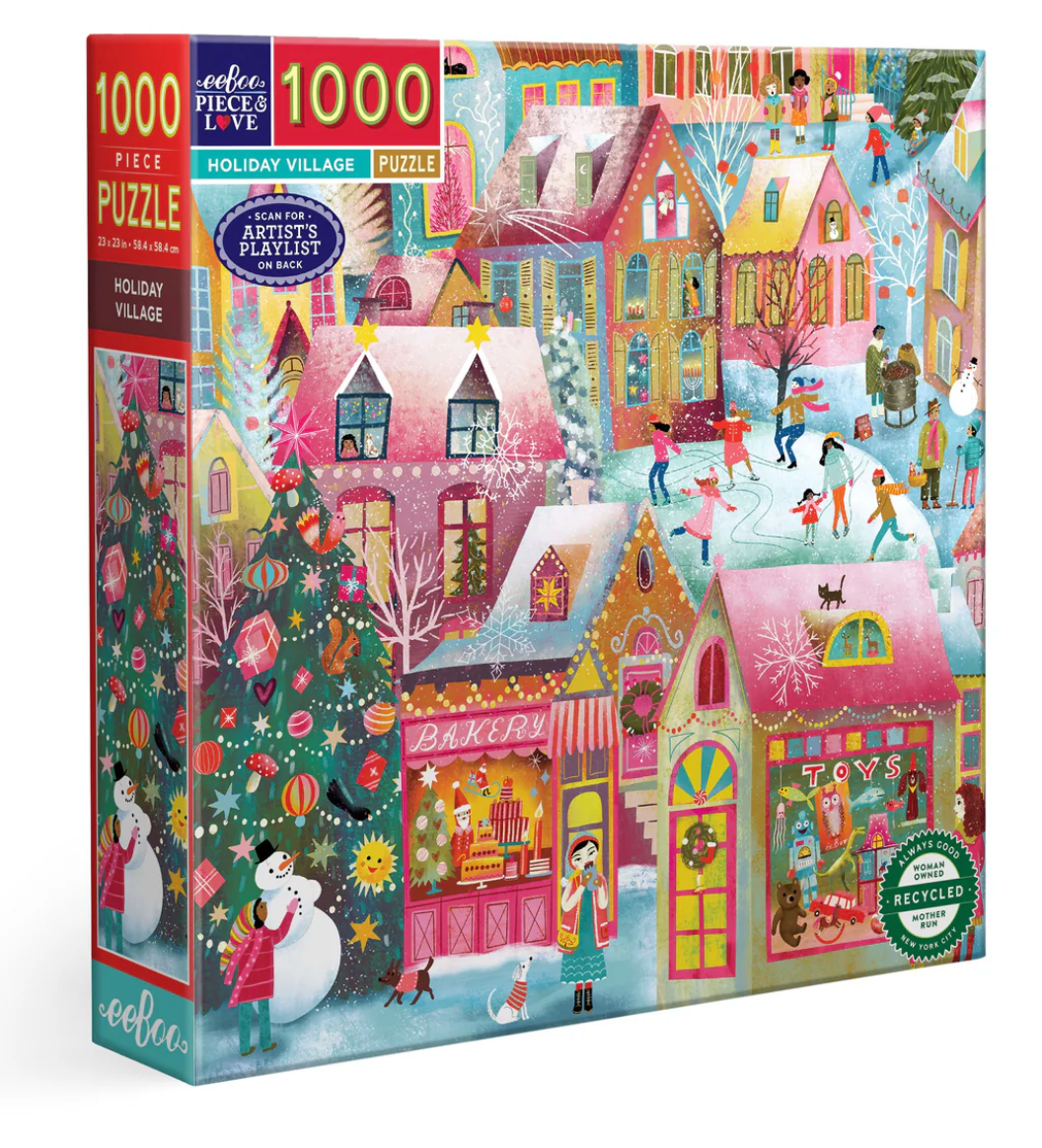 Holiday Village 1000 Piece Puzzle