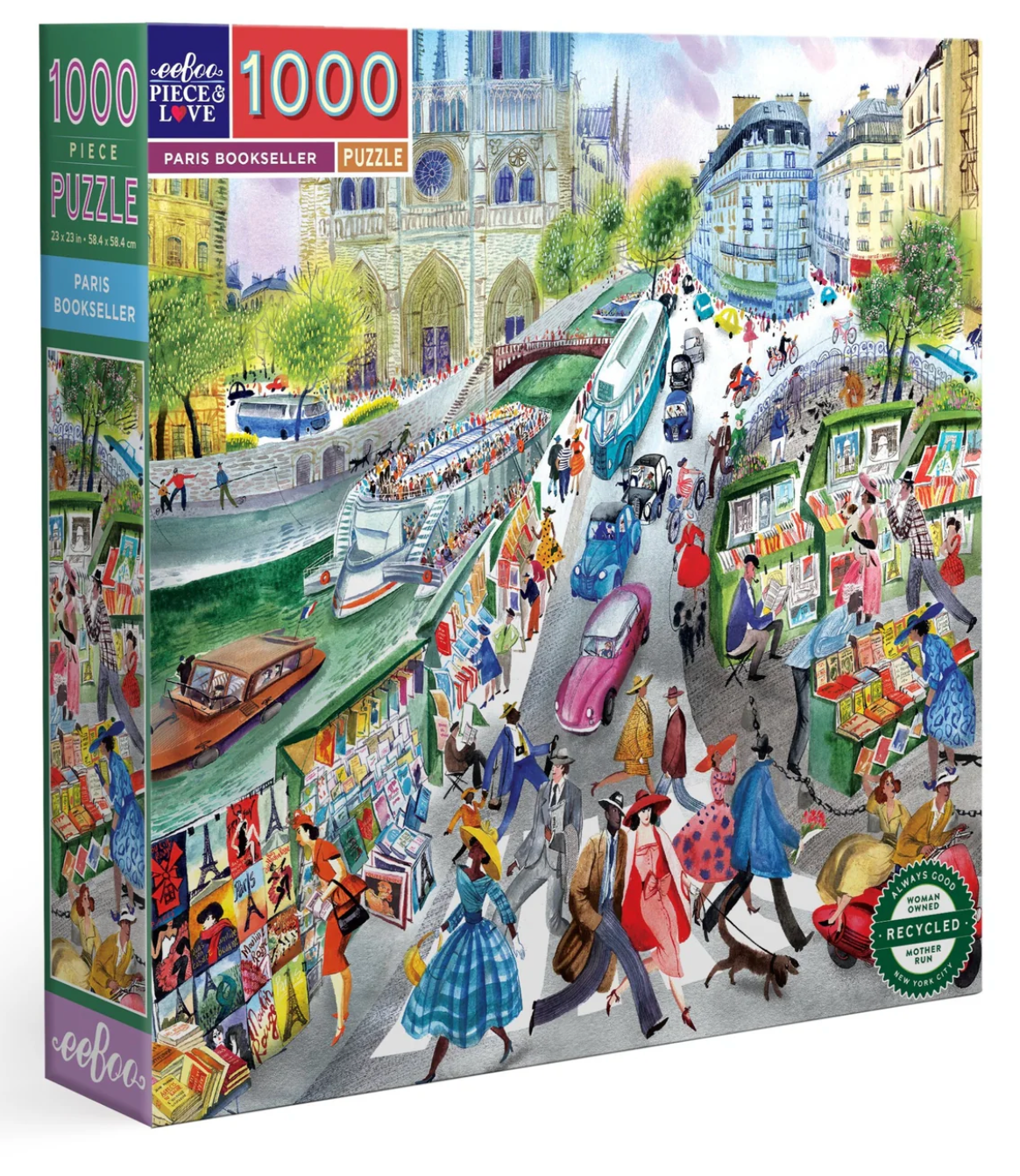 Paris Bookseller 1000 piece puzzle