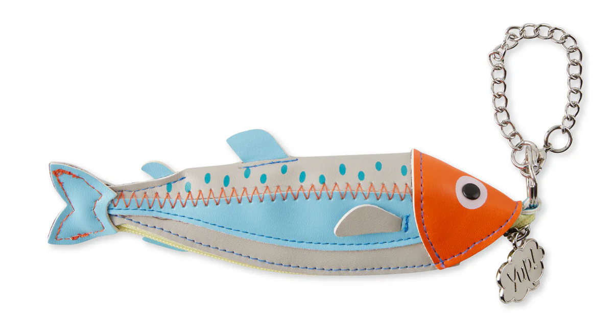Orange Fish Pouch