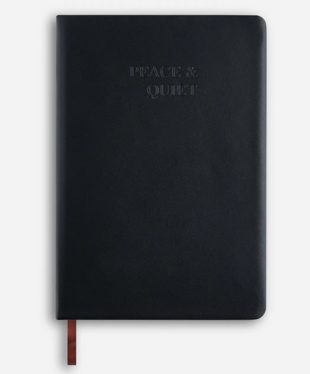 Peace and Quiet Leather Notebook