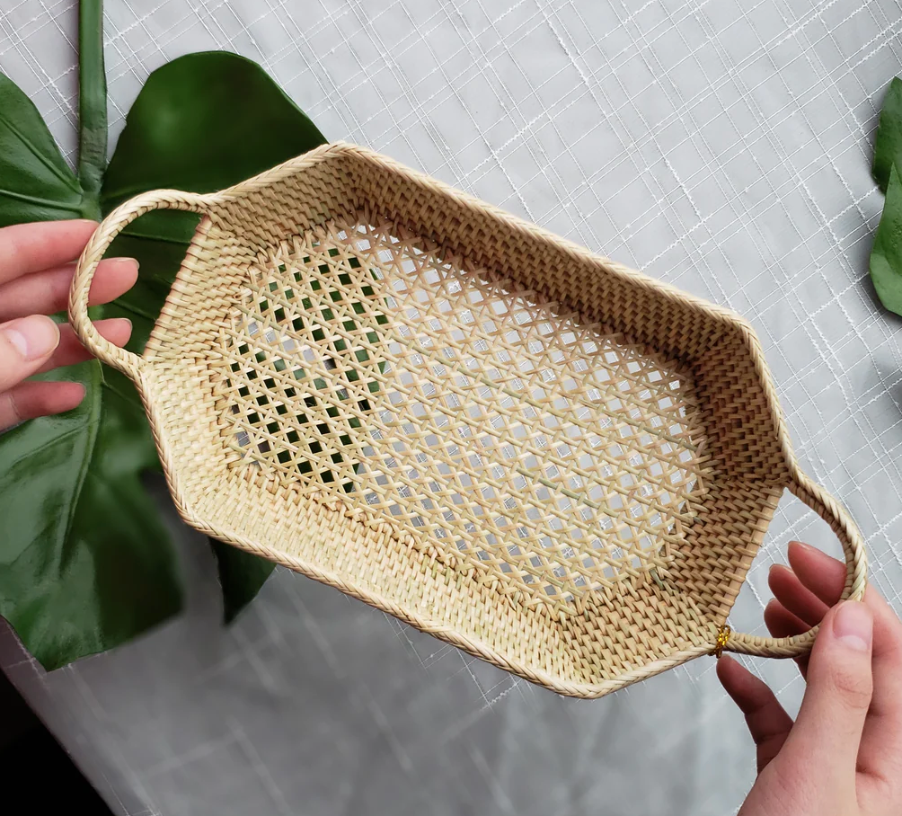 Petite Rectangular Tray with Handles
