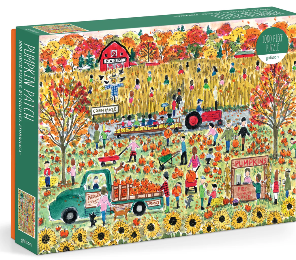Michael Storrings Pumpkin Patch 1000 piece Puzzle
