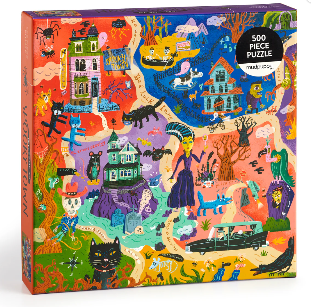 Welcome to Spooky Town 500 Piece Puzzle