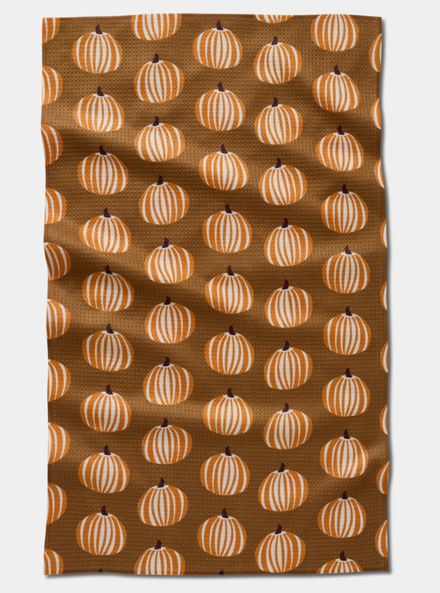 Dancing Pumpkins Tea Towel