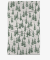 Christmas Forest Tea Towel