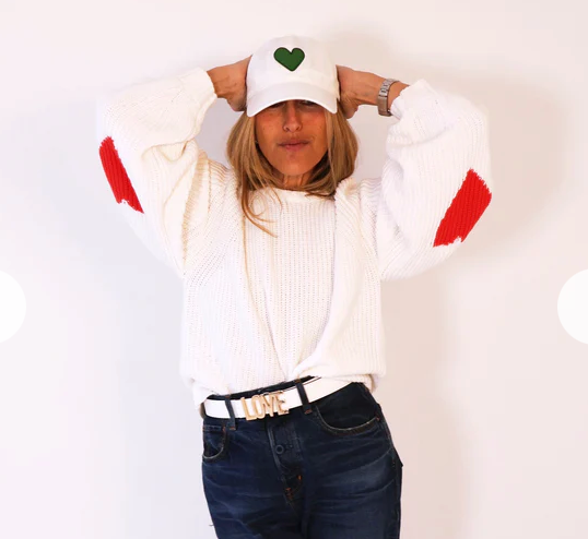 Ricki Imperfect Heart Sweater