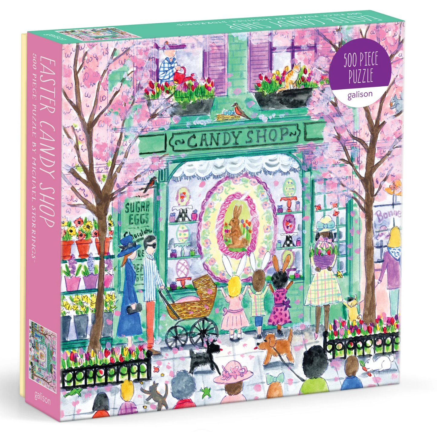 Michael Storrings Easter Candy Shop 500 Piece Puzzle