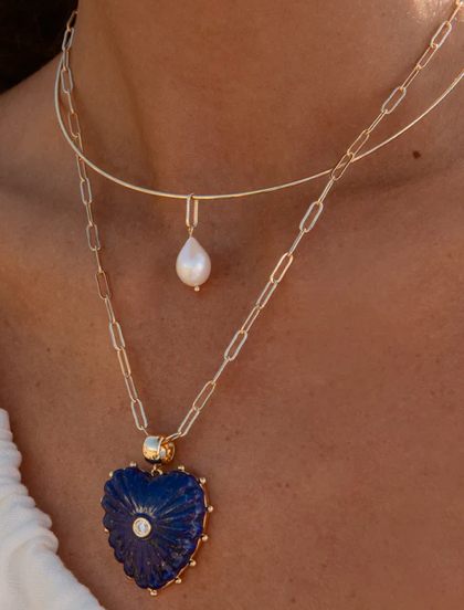 Melanie Lapis Clip Charm